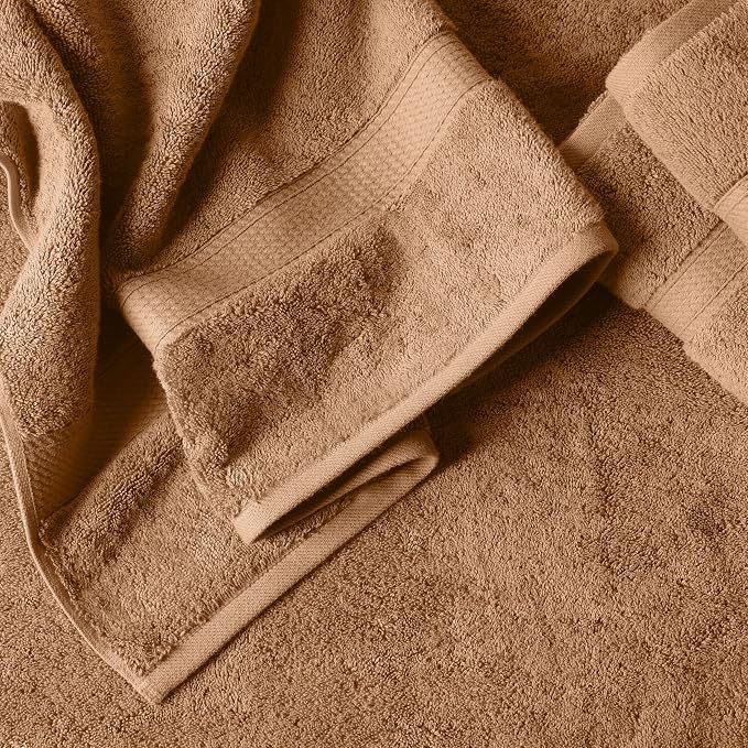 SUPERIOR Egyptian Cotton Pile 6 Piece Towel Set, Includes 2 Bath, 2 Hand - Image 3