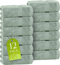 White Classic Green Washcloths Set by WhiteClassic
