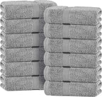 White Classic Light Gray Hand Towels by WhiteClassic