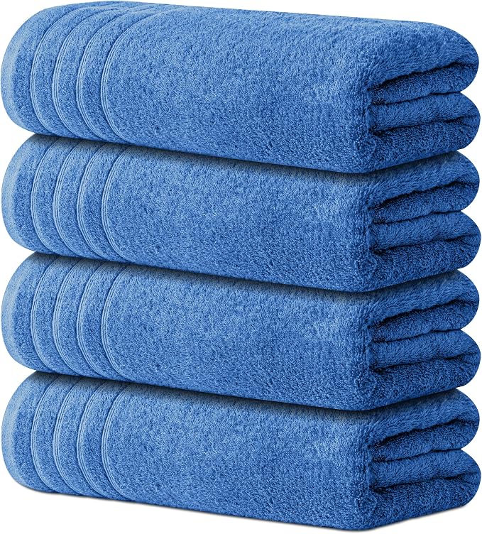 Avalon Towels Bath Towels Set of 4, Size 30 x 60 Inches by AvalonTowels