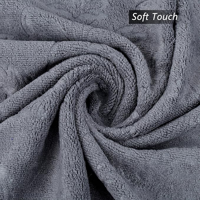 JML Bath Towels 4 Pack, Oversized Microfiber Bath Towels - Image 8