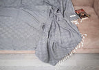 Bersuse 100% Cotton Milas XL Throw Blanket - Image 3