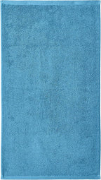 Amazon Basics 8-Pack Lightweight Quick-Dry Hand Towels, 100% Cotton, Lake Blue - Image 5