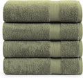 LANE LINEN 100% Mercerized Cotton Bath Sheet Set of 4 by LaneLinen