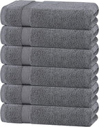 White Classic Wealuxe Grey Towels by WhiteClassic