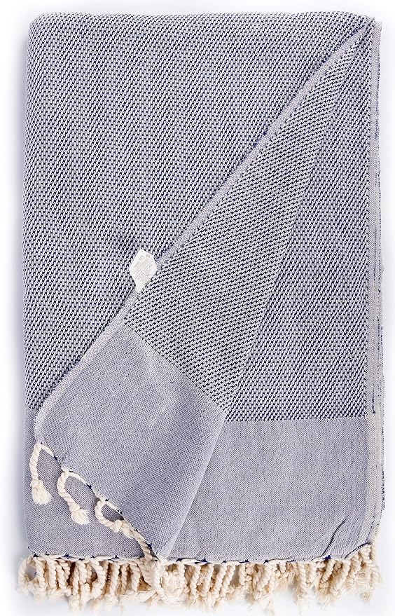 Bersuse 100% Cotton Ventura XL Throw Blanket by Bersuse