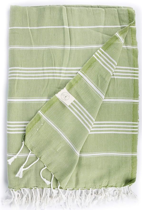 Bersuse Towels Anatolia XL Beach Blanket Throw Blanket Turkish Towel 100% by Bersuse