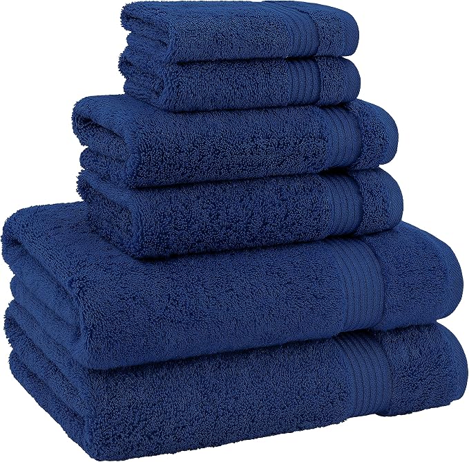 American Veteran 100% Cotton Turkish 6 Piece Luxury Towel Set - Image 4