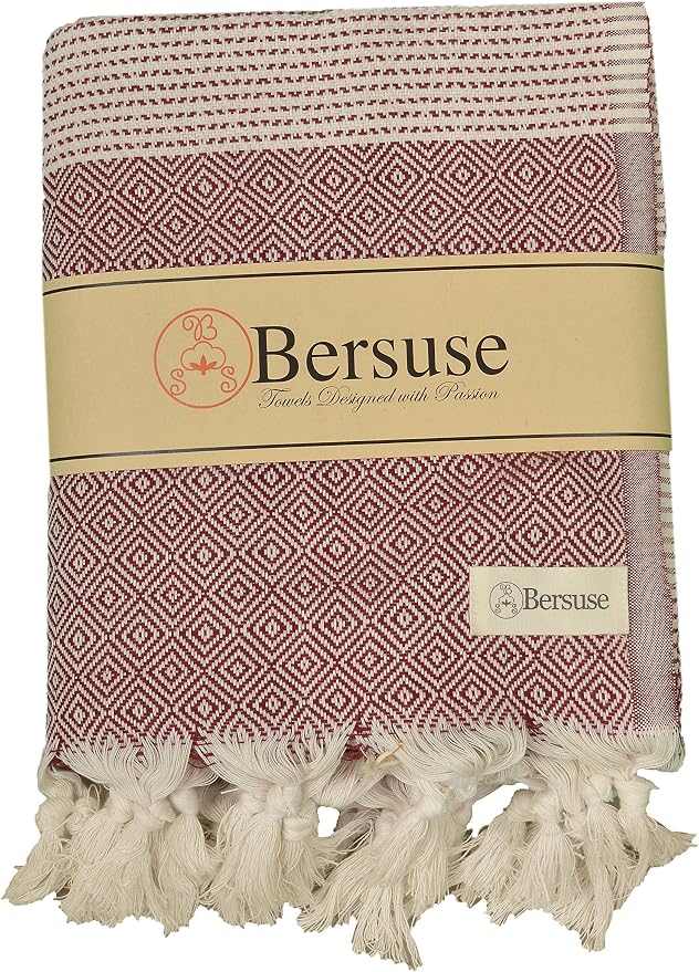 Bersuse 100% Cotton Hierapolis XL Throw Blanket by Bersuse