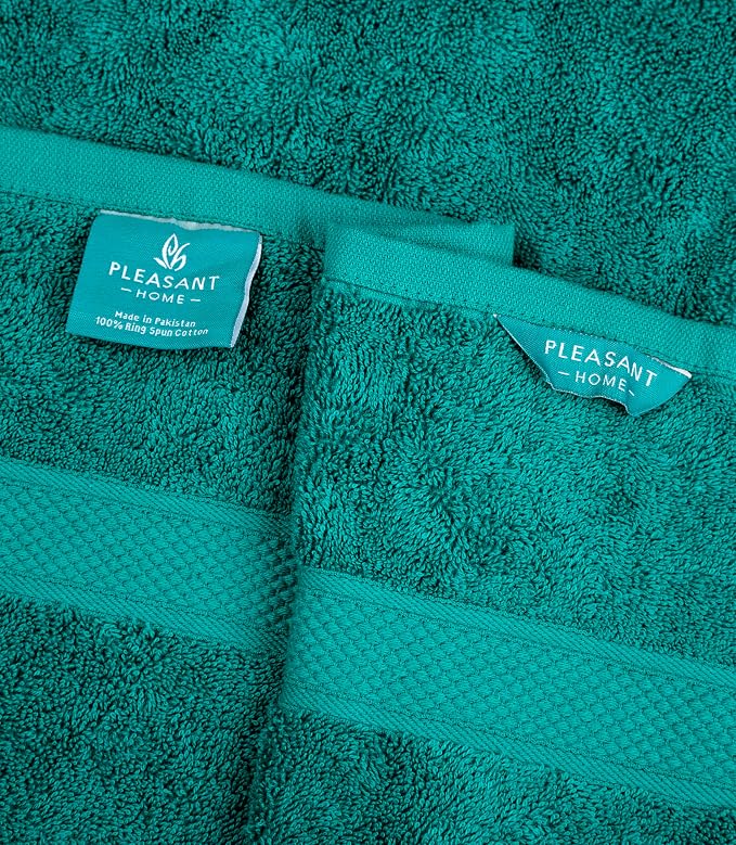 Pleasant Home Bath Towels Set of 6 100% Cotton, 515 GSM | Lightweight, Soft & - Image 6