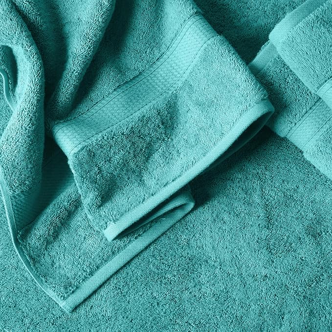 SUPERIOR Egyptian Cotton Pile 6 Piece Towel Set, Includes 2 Bath, 2 Hand - Image 3