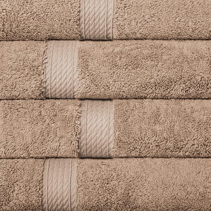 Superior Egyptian Cotton Pile 10 Piece Towel Set, Includes 2 Bath, 4 Hand - Image 8