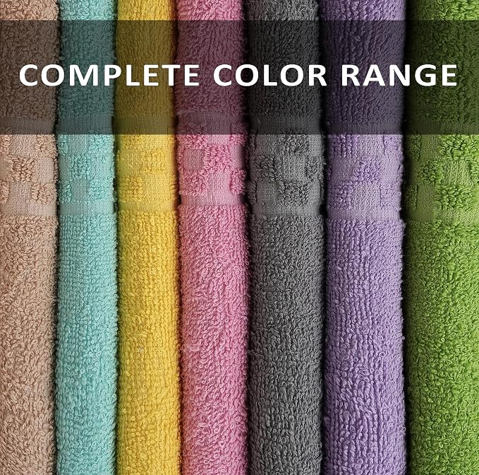 ZUPERIA 7-Pack Bath Towels - Image 3