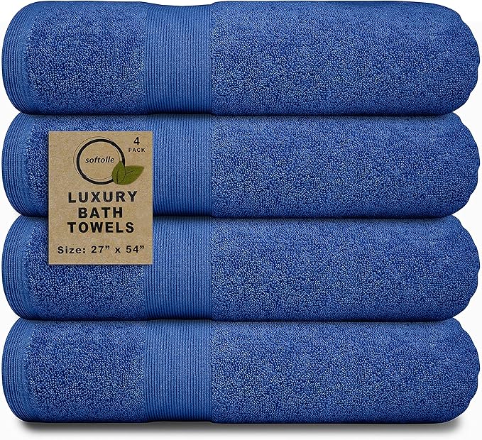 Softolle Luxury Bath Towels Set of 4 | Towels by Softolle