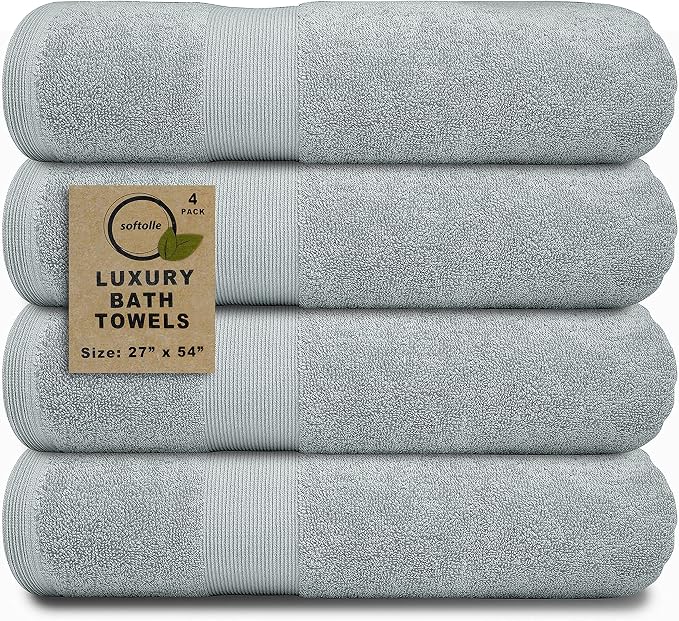 Softolle Luxury Bath Towels Set of 4 | Towels by Softolle