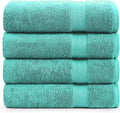 LANE LINEN 100% Cotton Premium Bath Sheets Set of 4 by LaneLinen