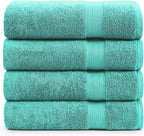 LANE LINEN 100% Cotton Premium Bath Sheets Set of 4 by LaneLinen